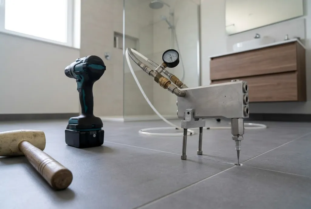 Kitbedrijf Wezep – holle tegels injecteren
